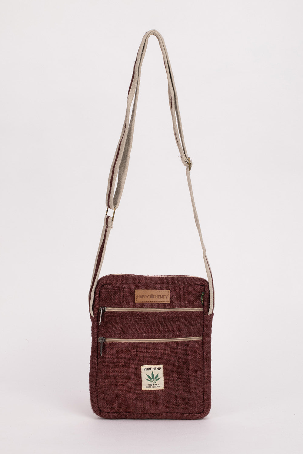 תיק צד קטן אדום כהה