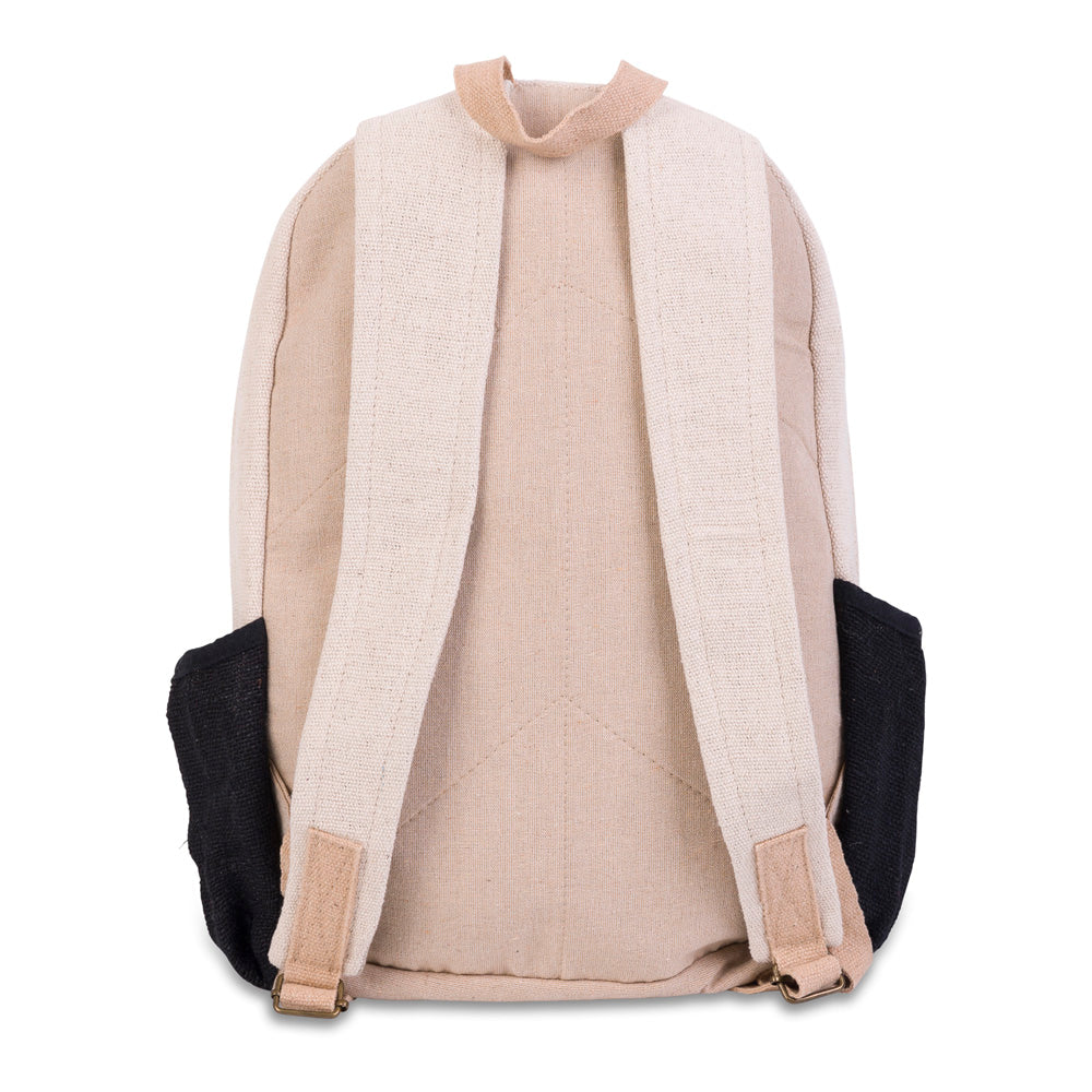 תיק גב טבעי עם שחור