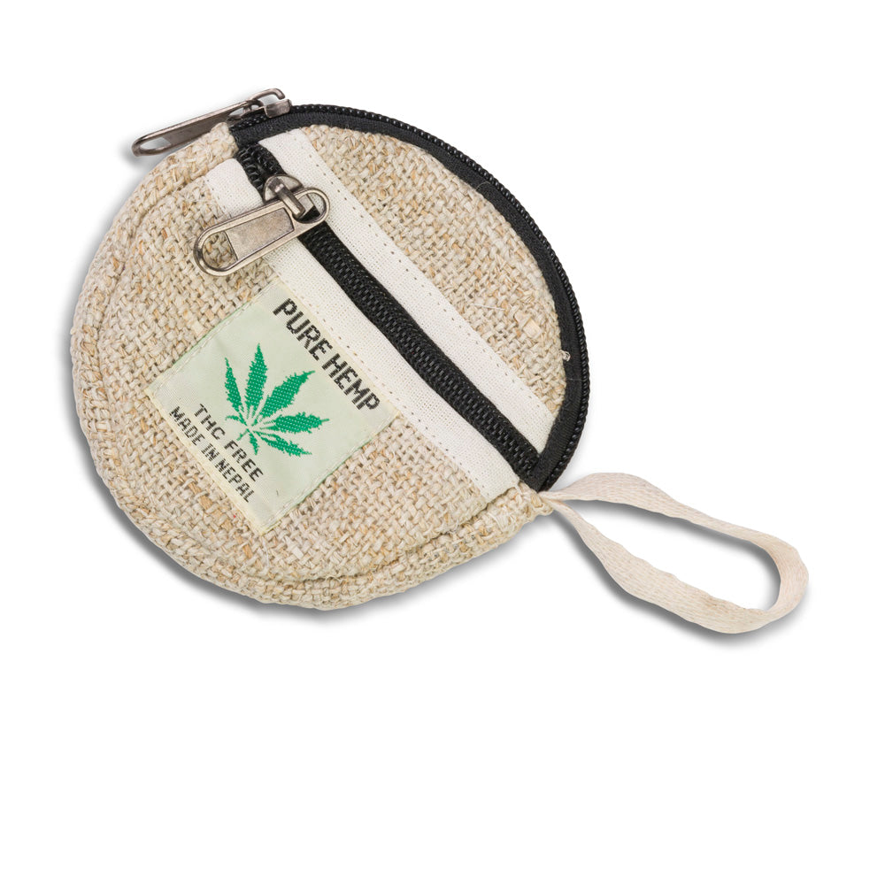 נרתיק עגול בצבע טבעי