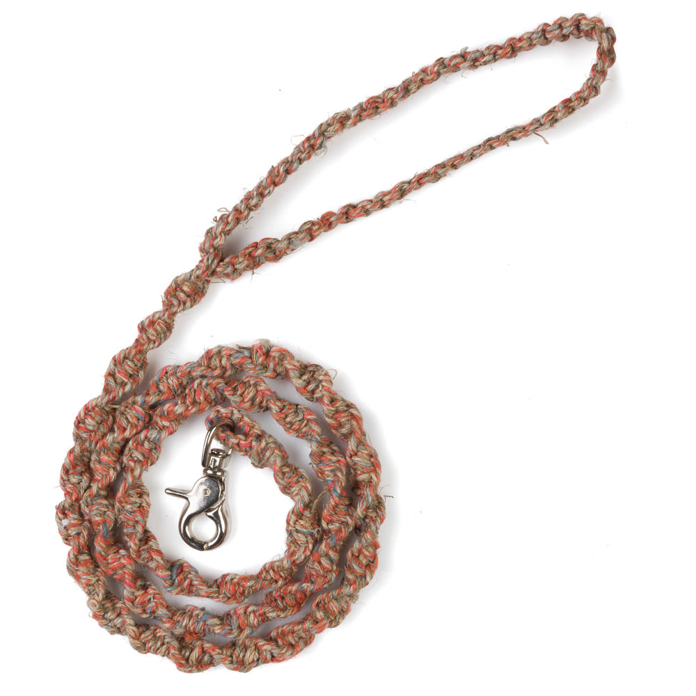 רצועה לכלב בצבע ורוד כחול בז׳