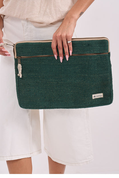 קייס ללפטופ בצבע ירוק