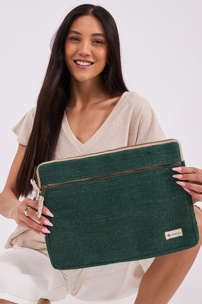 קייס ללפטופ בצבע ירוק