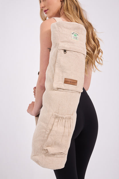 קייס למזרן יוגה בצבע בז׳