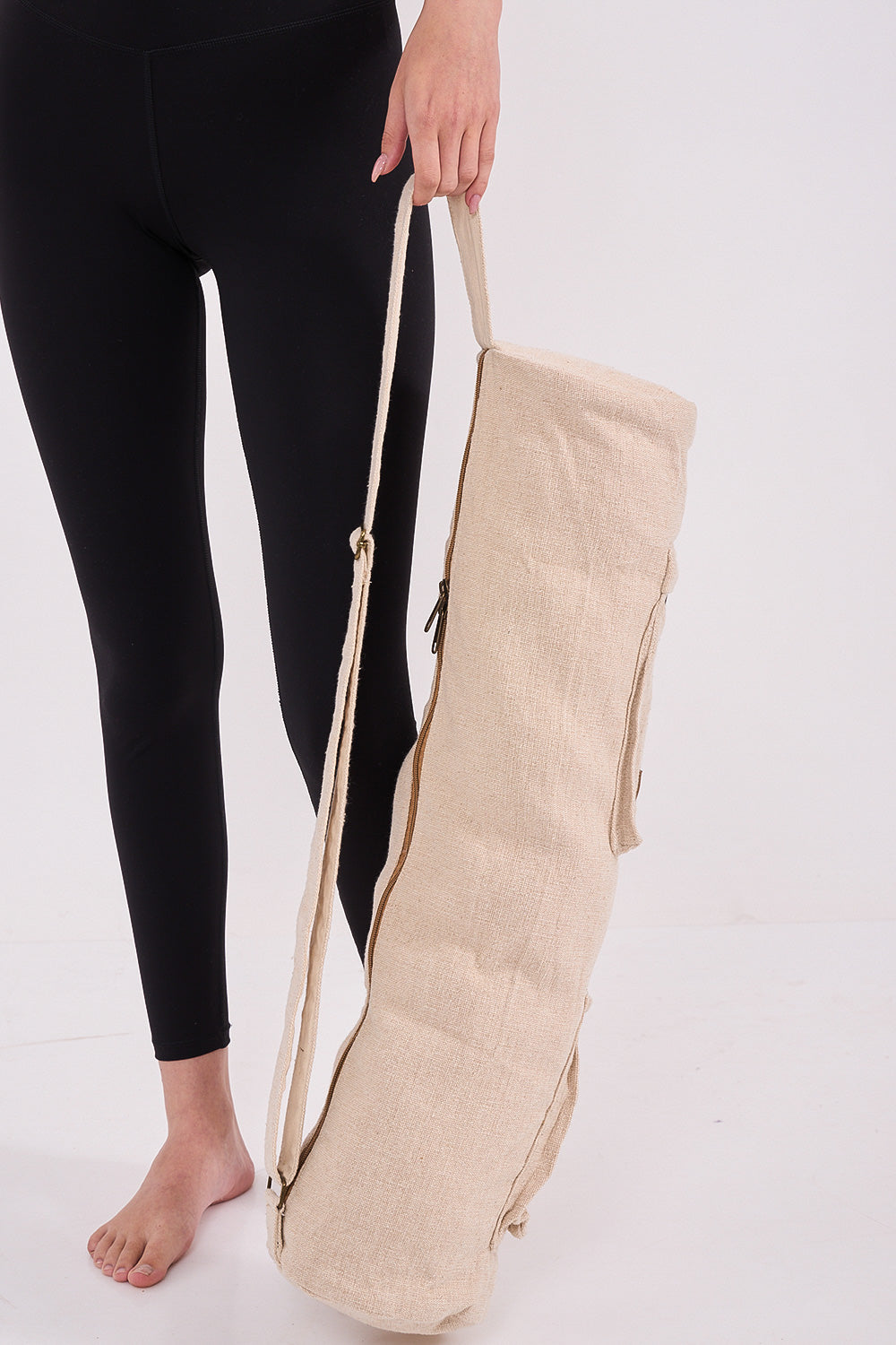 קייס למזרן יוגה בצבע בז׳