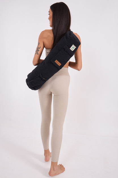 קייס למזרן יוגה בצבע שחור