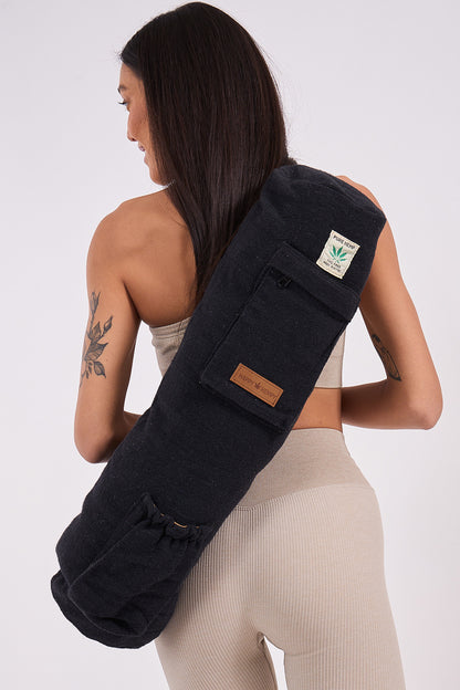 קייס למזרן יוגה בצבע שחור