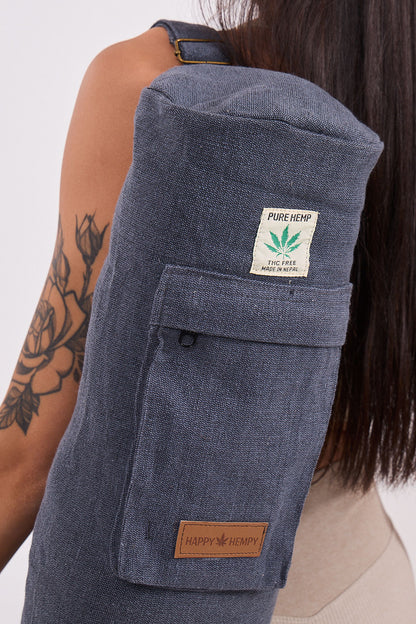 קייס למזרן יוגה בצבע כחול כהה