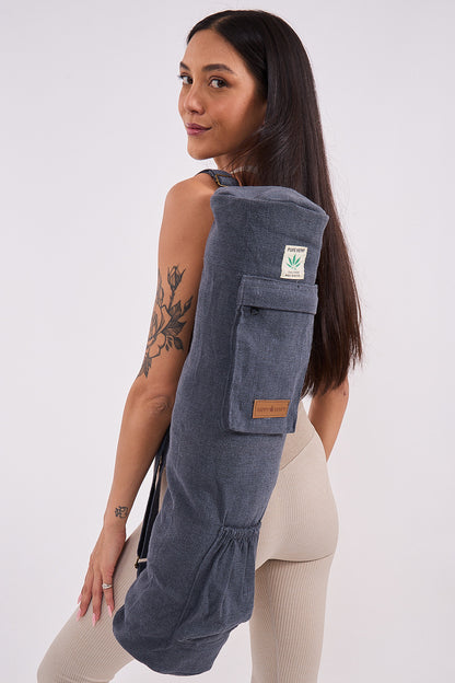 קייס למזרן יוגה בצבע כחול כהה