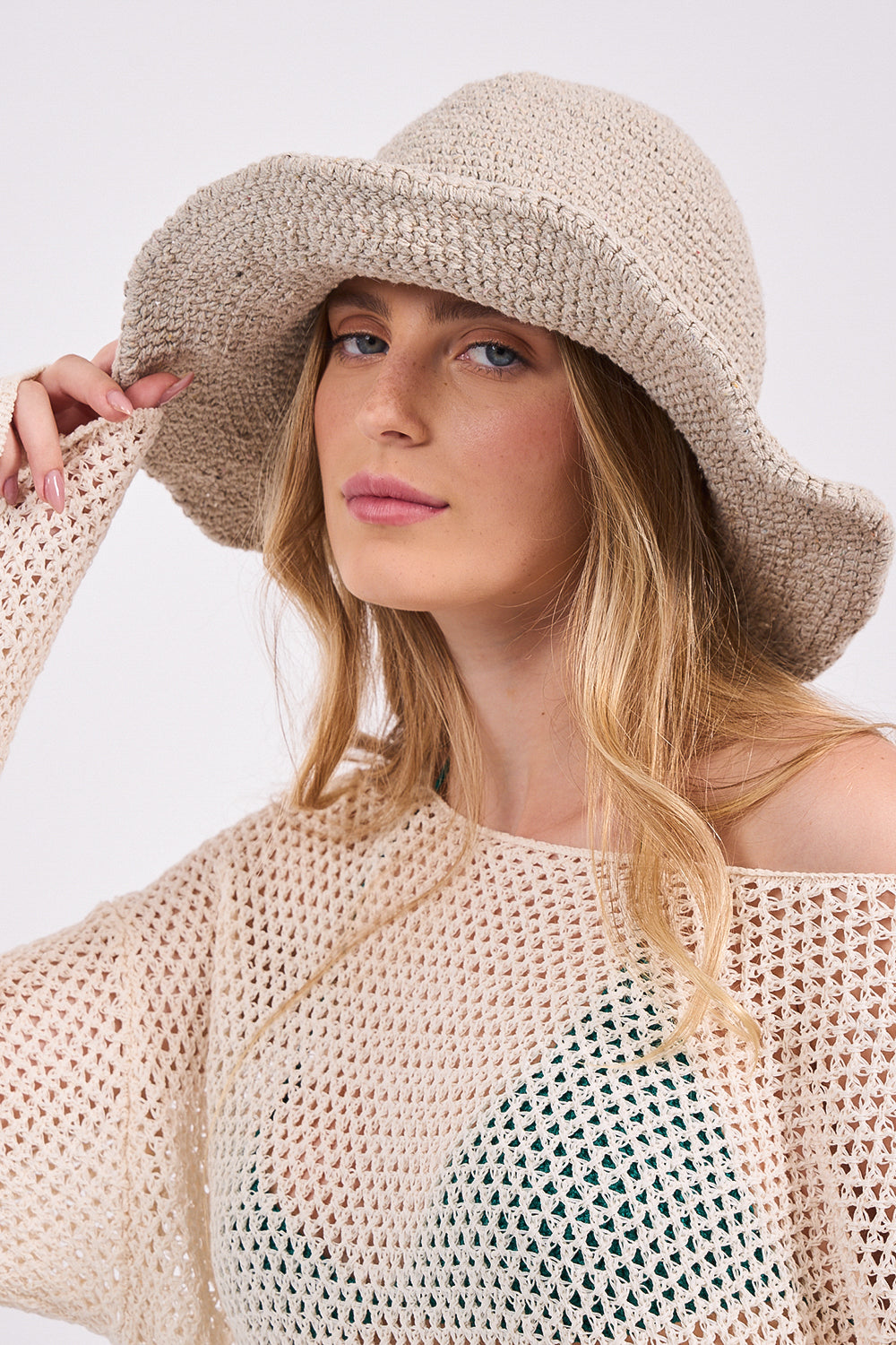 כובע בז׳ לים - צבע אפור