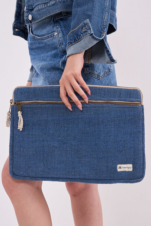 קייס ללפטופ כחול