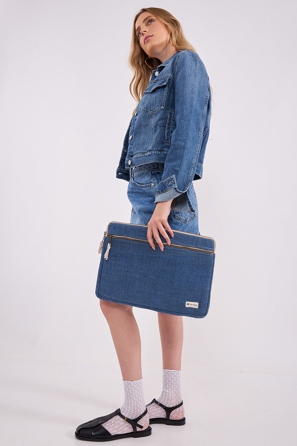 קייס ללפטופ כחול