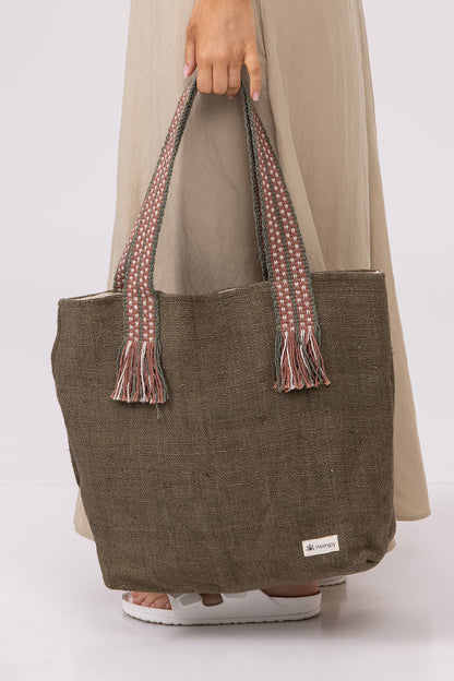 תיק צד ירוק TOTE BAG