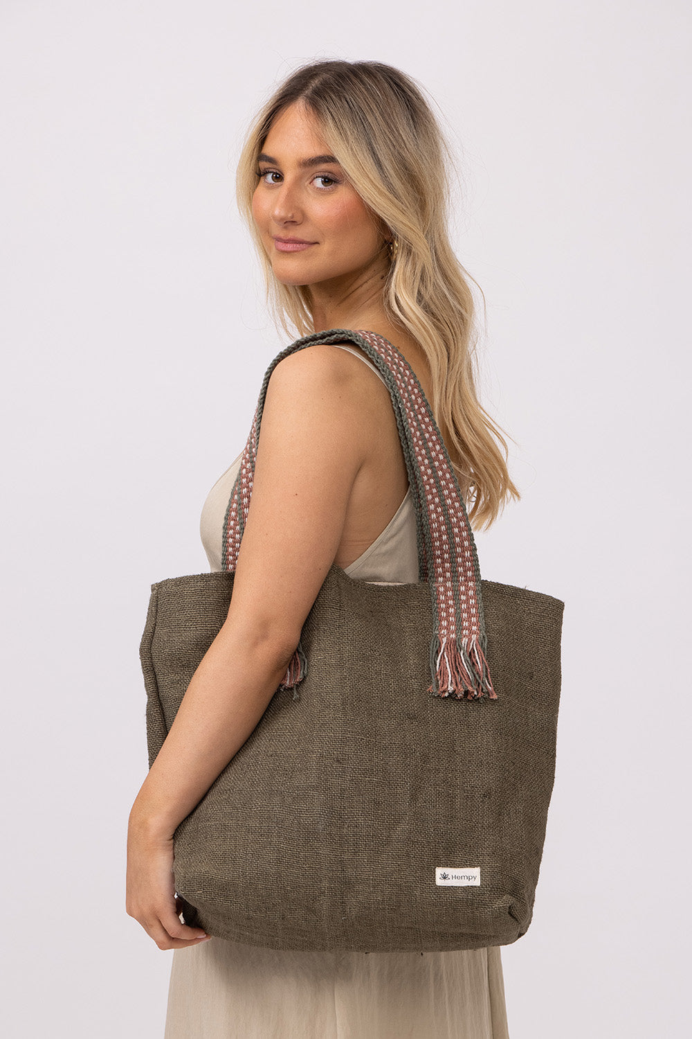 תיק צד ירוק TOTE BAG