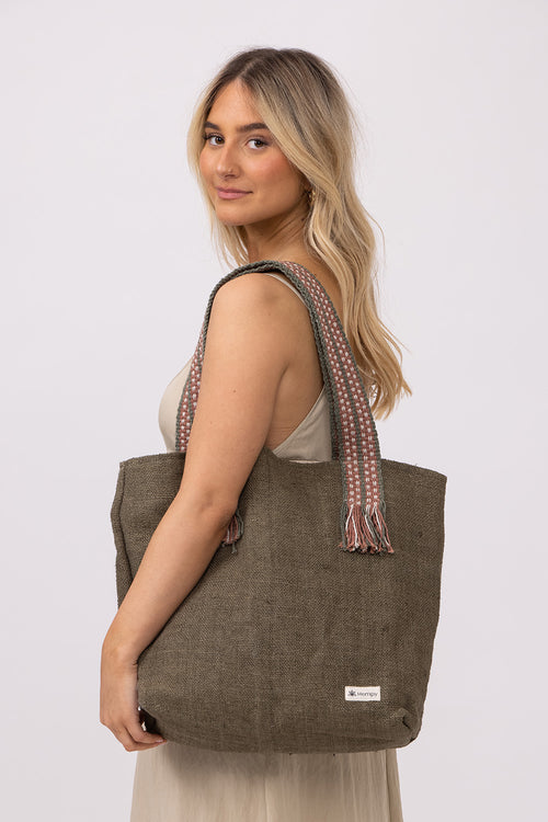 תיק צד ירוק TOTE BAG