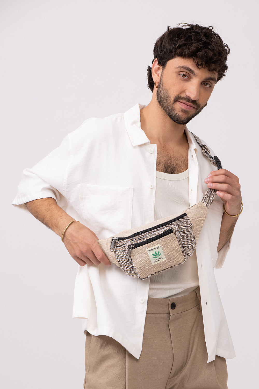 פאוץ׳ מנומר עם טבעי