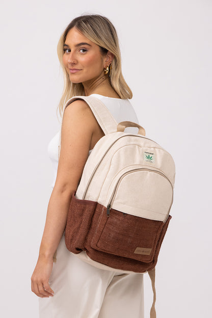 תיק גב טבעי עם חום