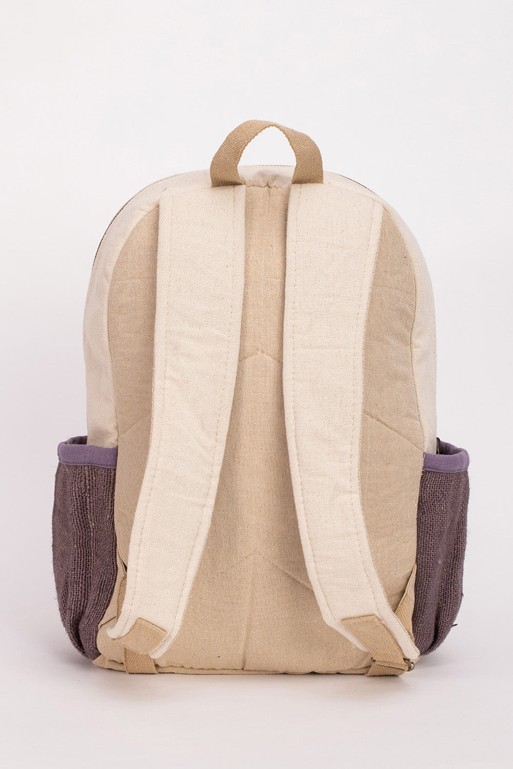 תיק גב טבעי עם סגול