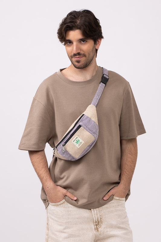 פאוץ׳ סגול עם טבעי