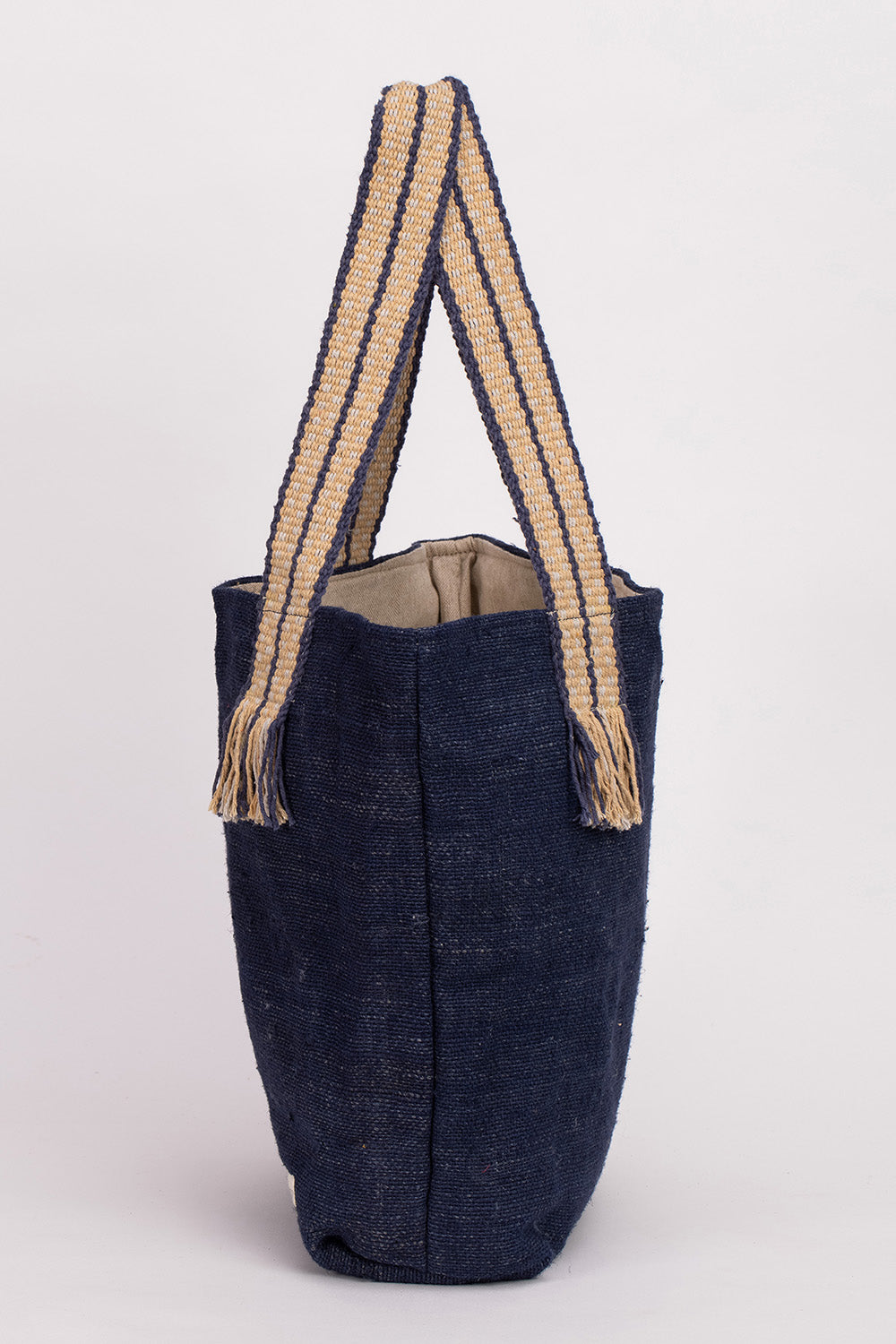 תיק צד כחול TOTE BAG