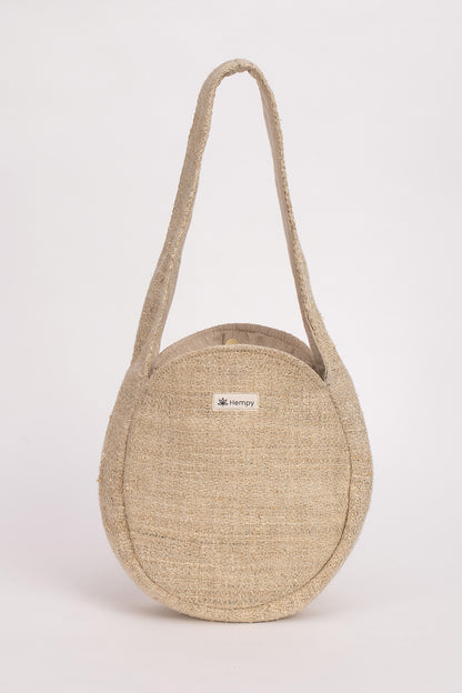 תיק צד עגול בז׳