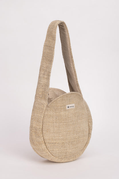 תיק צד עגול בז׳