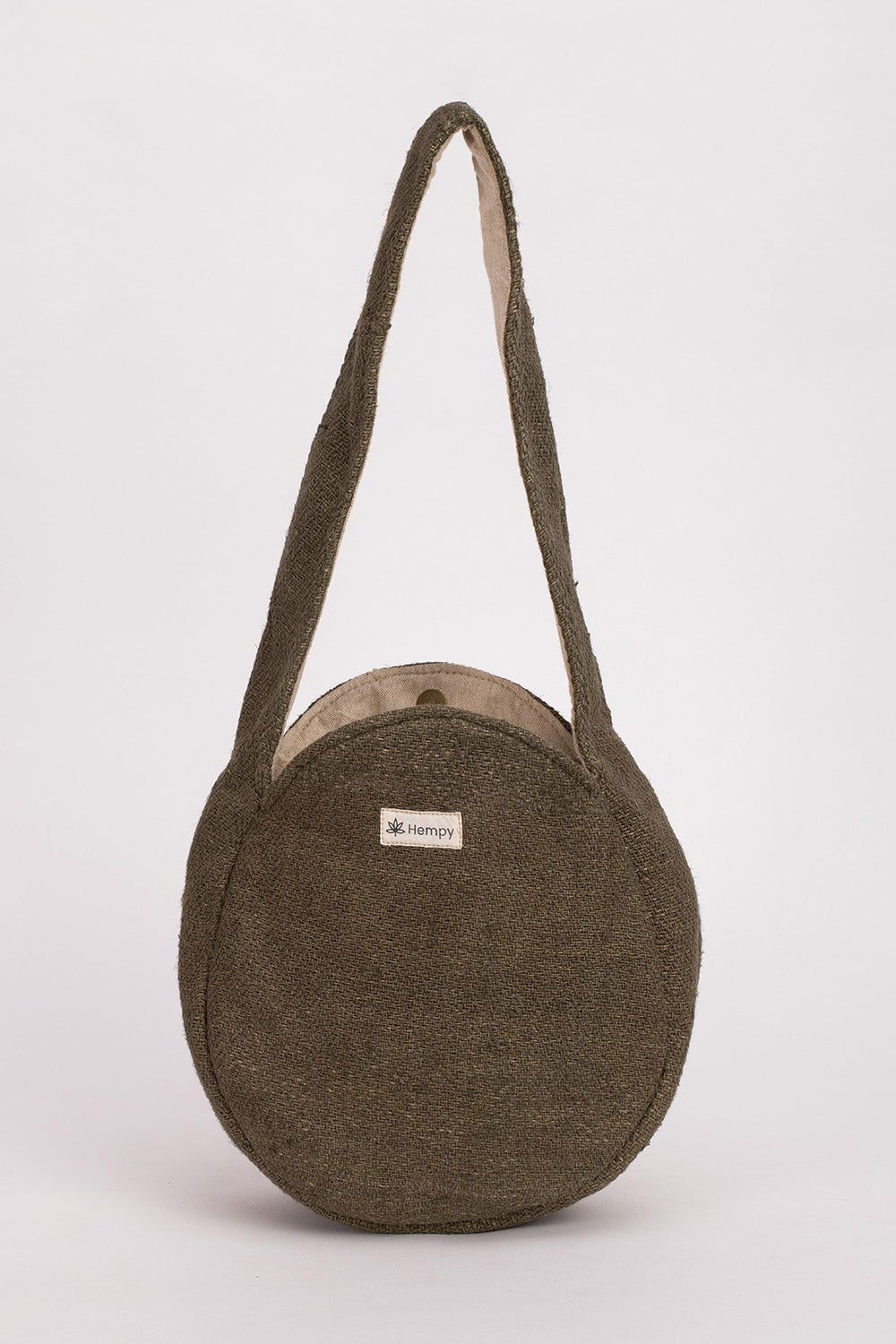 תיק צד עגול ירוק