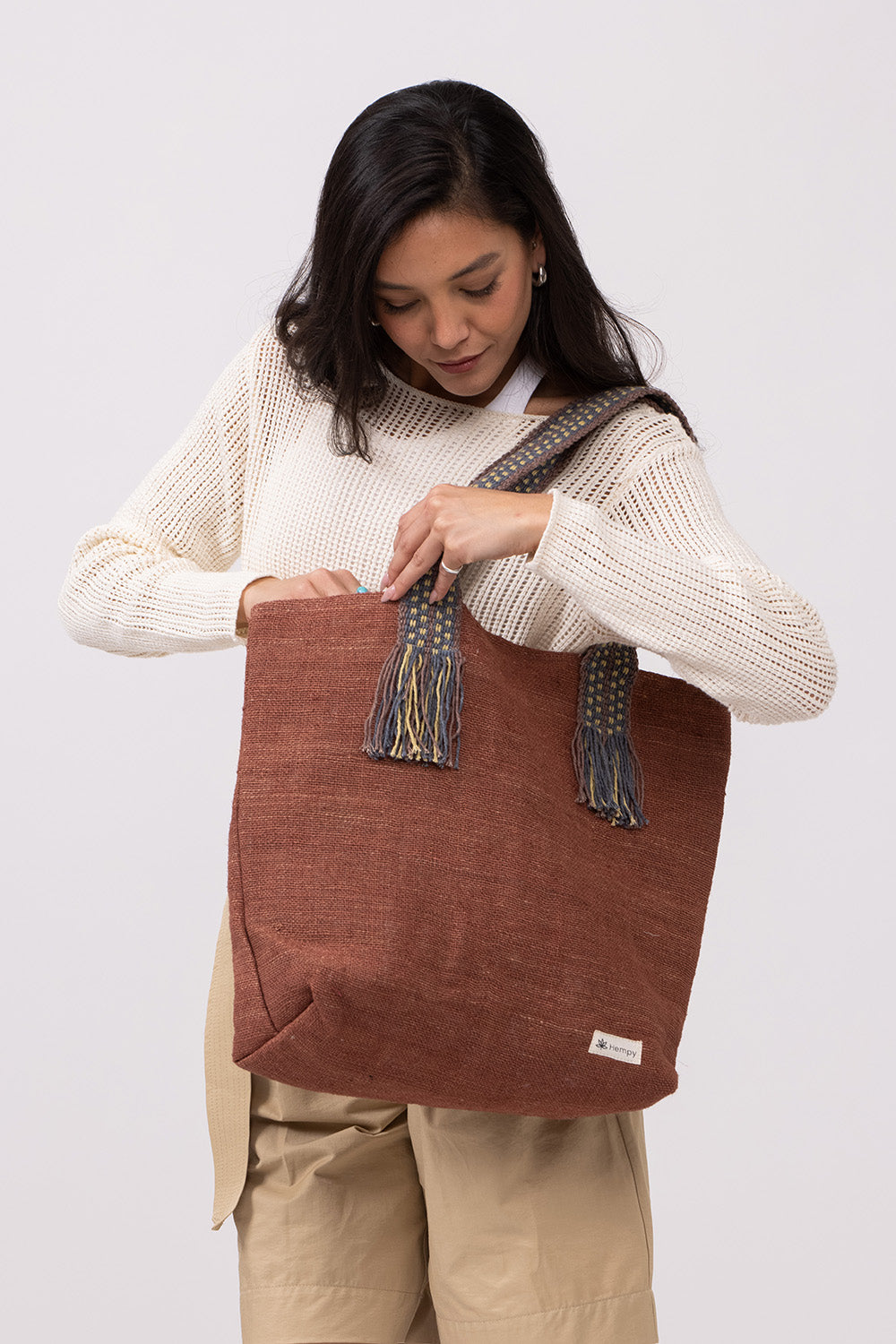 תיק צד אדום TOTE BAG