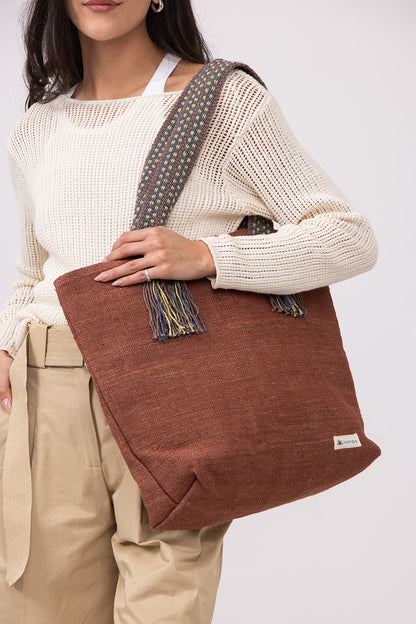 תיק צד אדום TOTE BAG