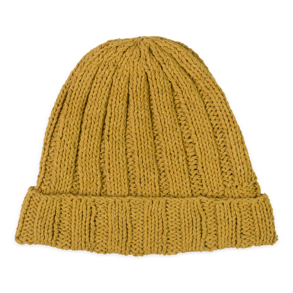 כובע צמר צהוב