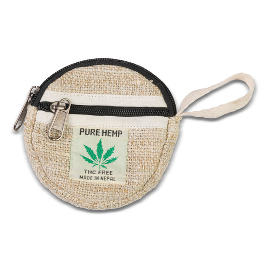 נרתיק עגול בצבע טבעי