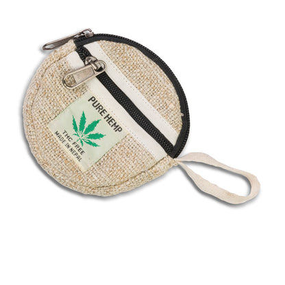 נרתיק עגול בצבע טבעי