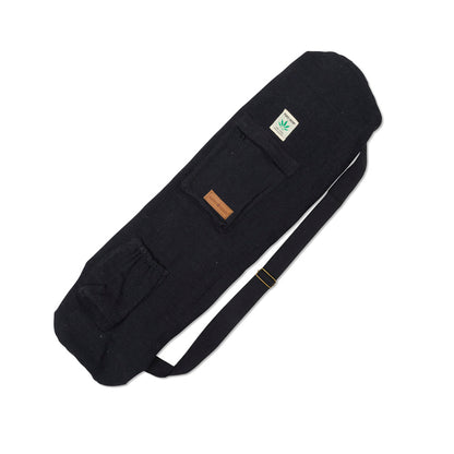 קייס למזרן יוגה בצבע שחור